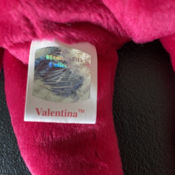 $5 SALE—Ty Valentina Beanie Baby Bear - Picture 3 of 6